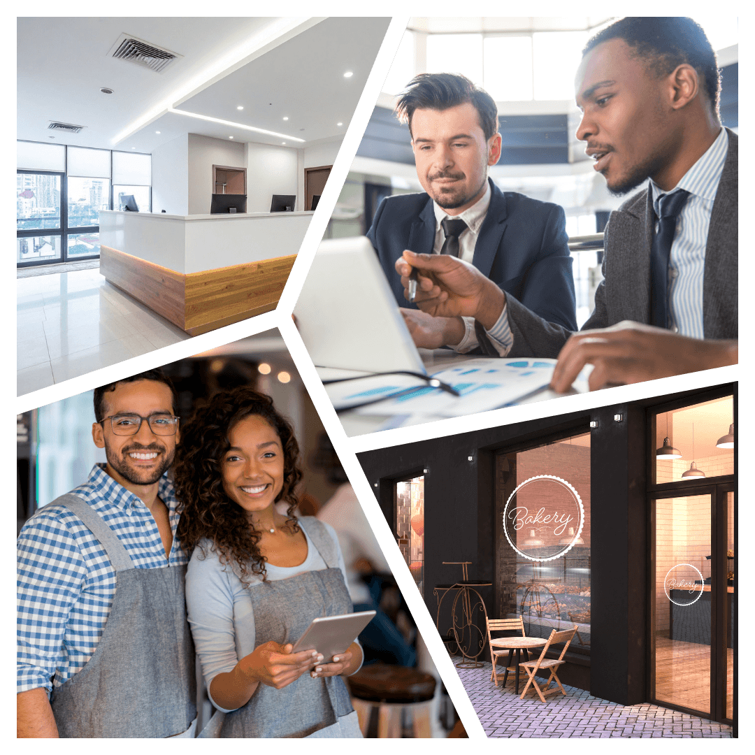 Small business owner doing what they love